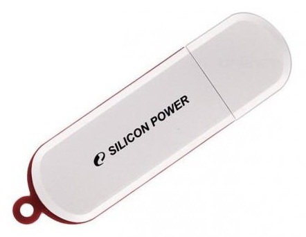 64 Gb Silicon Power LuxMini 320 (SP064GBUF2320V1W), белый, USB2.0
