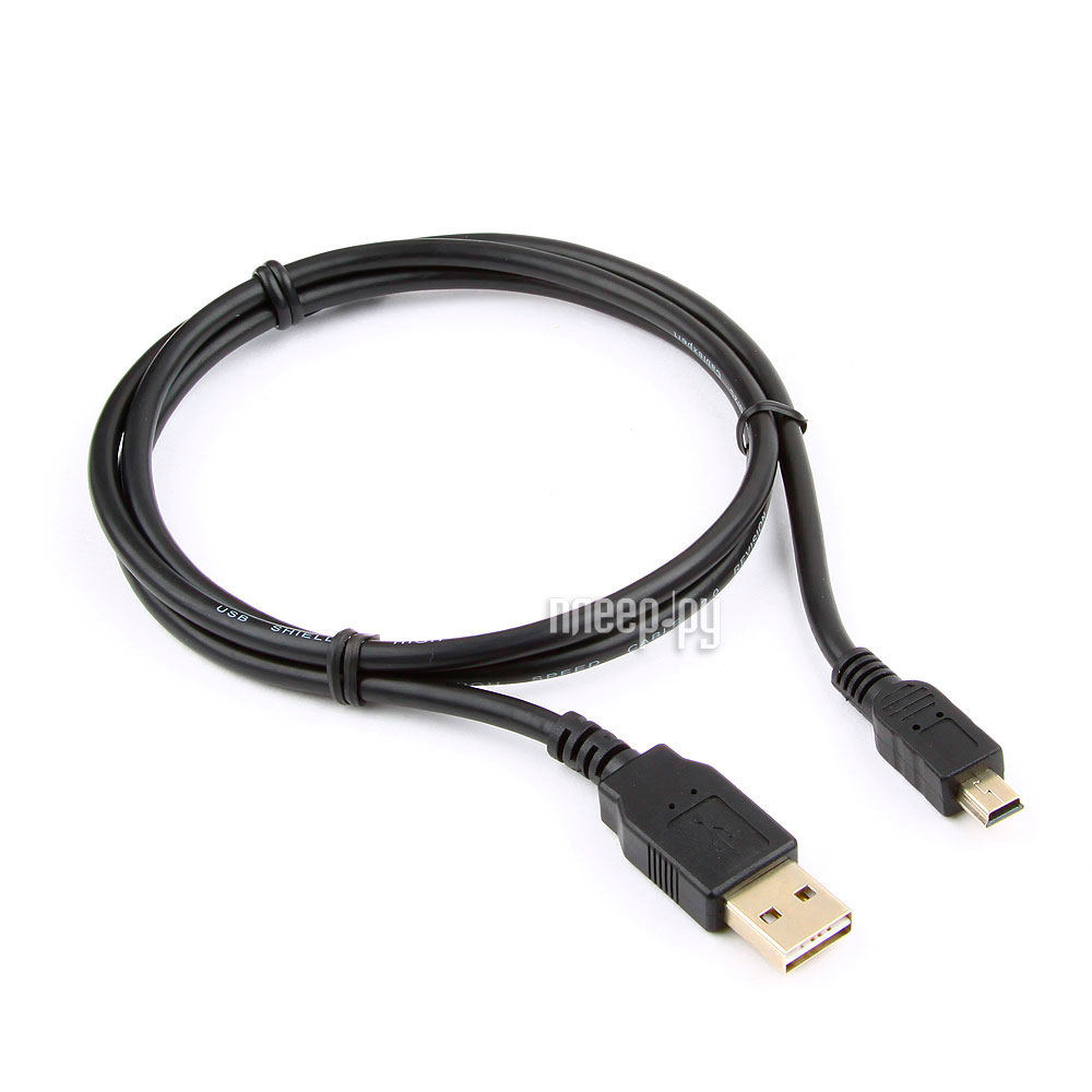 Кабель USB 2.0 AM/miniB 1.0m Gembird (CC-5PUSB2D-1M) мультиразъем USB