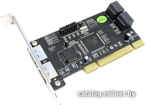Контроллер PCI ST-Lab A-214, 2 ext SATA + 4 int SATA RTL