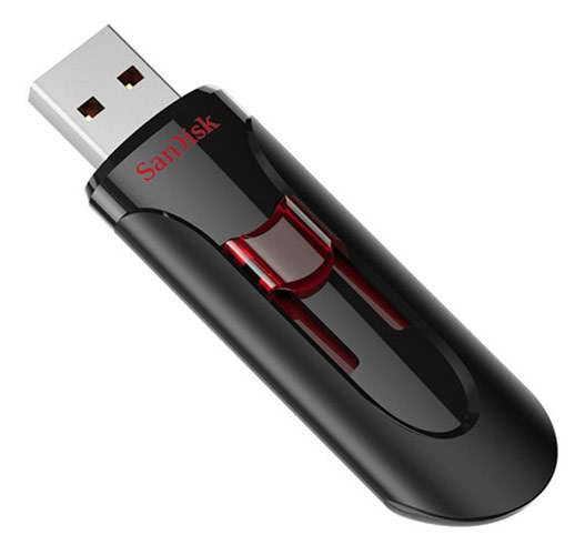 32 Gb USB3.0 SanDisk Cruzer Glide (SDCZ600-032G-G35), Black