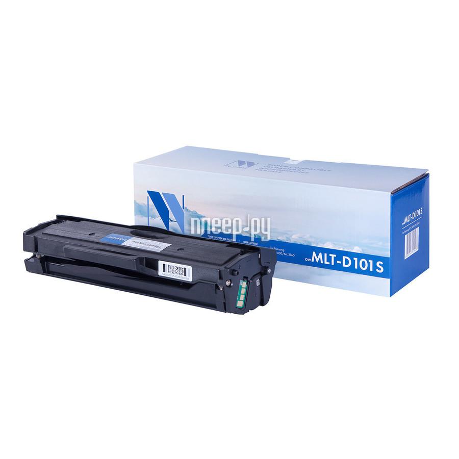 Картридж NV Print MLT-D101S (черный) для Samsung ML-2160/2165/2167/2168/2165W/2168W/SCX-3400/3405/3407/3405W/3405FW/3405F/3400F