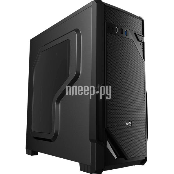 Корпус ATX Без БП AeroCool VS-1 Window Black Midi Tower