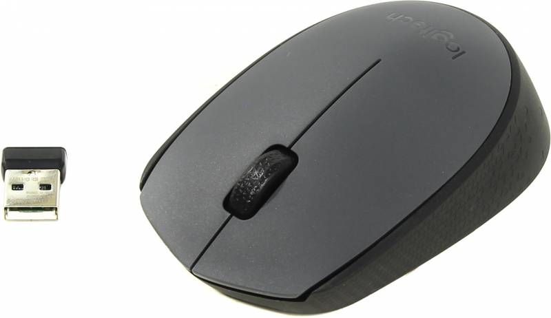 Mouse Wireless Logitech M170 (910-004642) Gray, RTL