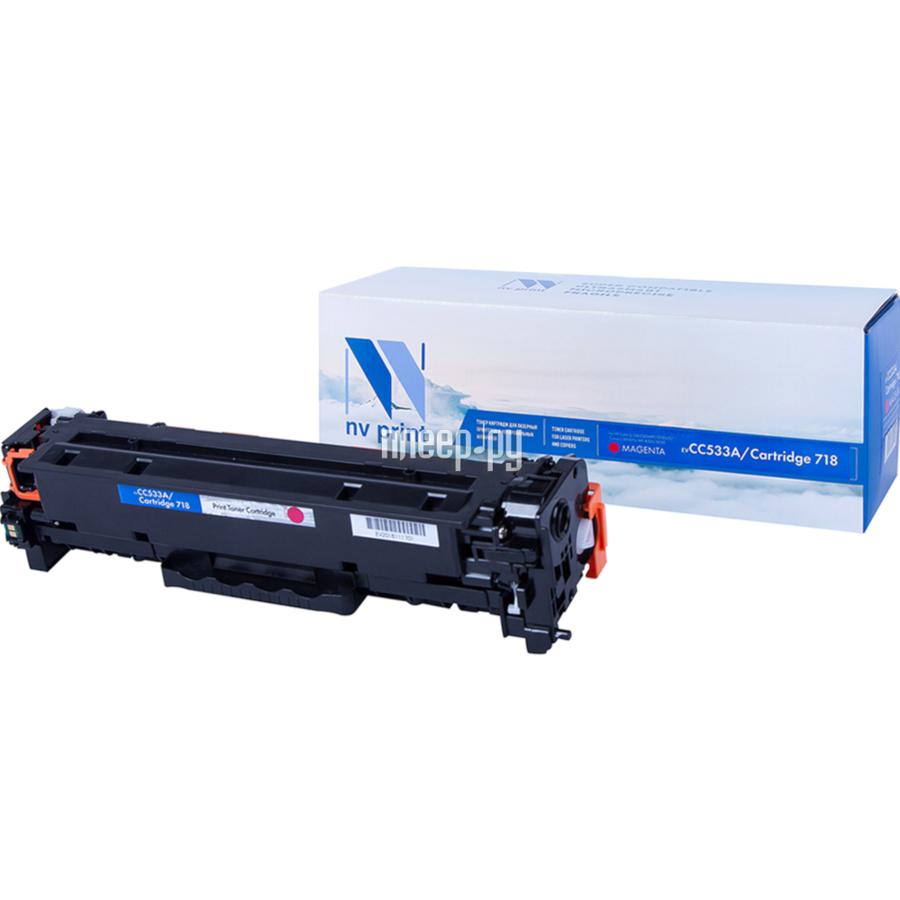 Картридж NV Print CC533A/718 (пурпурный) для HP Color LJ CM2320, CP2025, Canon i-SENSYS MF8330/8350