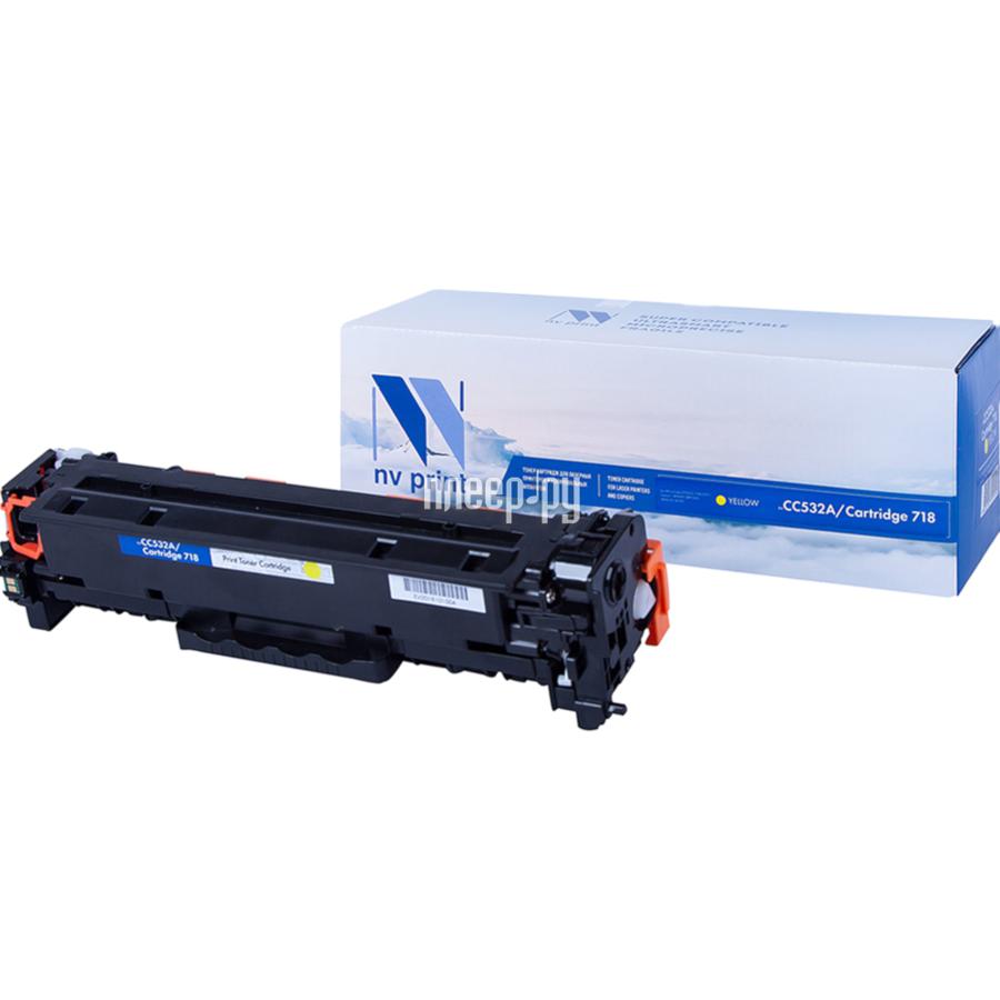 Картридж NV Print CC532A/718 (желтый) для HP Color LJ CM2320, CP2025, Canon i-SENSYS MF8330/8350