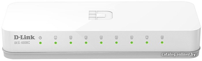 Switch D-Link DES-1008C/A1A 8-port 100Мбит/сек. RTL