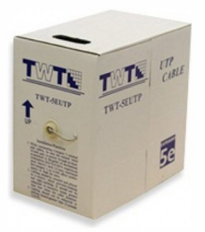 Кабель сетевой UTP TWT TWT-5EUTP-OUT 4 пары, категория 5e, бухта 305м