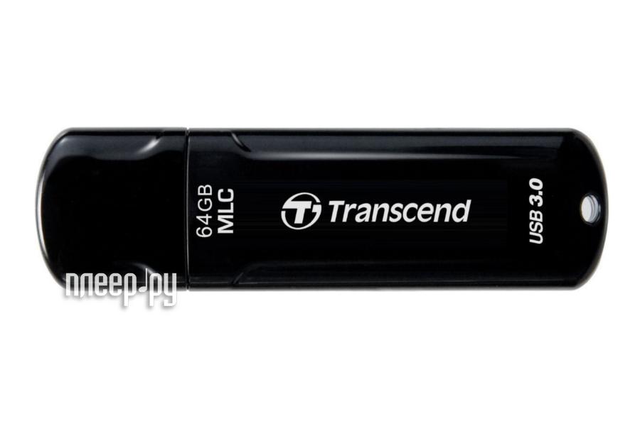 64 Gb USB3.0 Transcend JetFlash 750 TS64GJF750K Black Retail