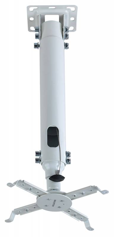 Кронштейн Kromax PROJECTOR-100 White (Кронштейн для проекторов, все регулировки, расстояние от потолка до проектора 470-670мм)