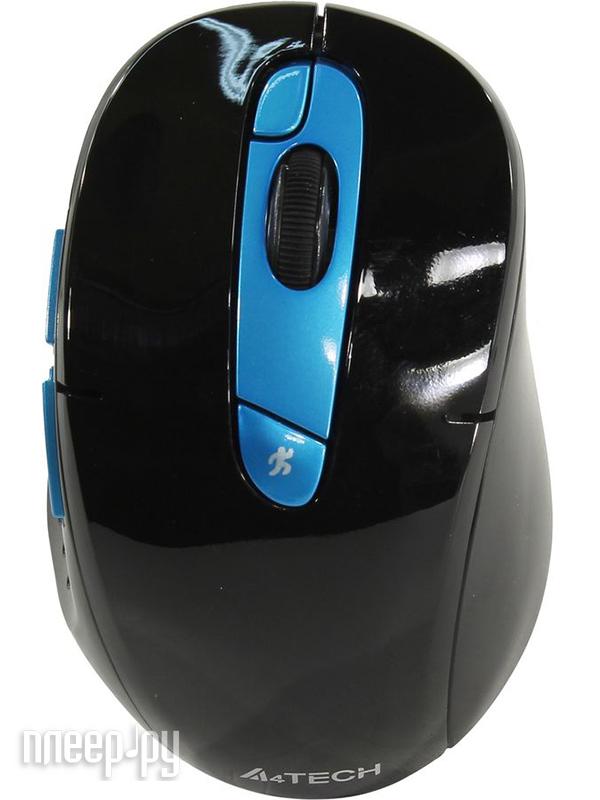 Mouse Wireless A4 Tech G11-570FX Black-Blue