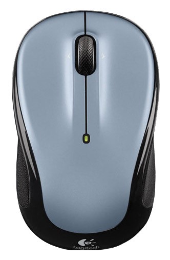 Mouse Wireless Logitech M325 (910-002334) 3btn+Roll, Light Silver, USB, RTL