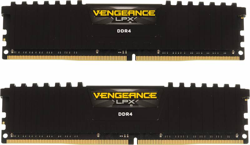 DDR4 16GB KITof2 PC-24000 3000MHz Corsair Vengeance LPX (CMK16GX4M2B3000C15) RTL