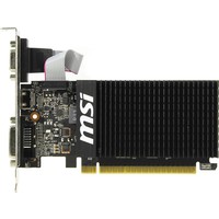 NVIDIA GeForce MSI GT710 (V809 GT710 2GD3H LP) 2GB DDR3 (64bit, Heatsink, 954/1600MHz) VGA DVI HDMI RTL