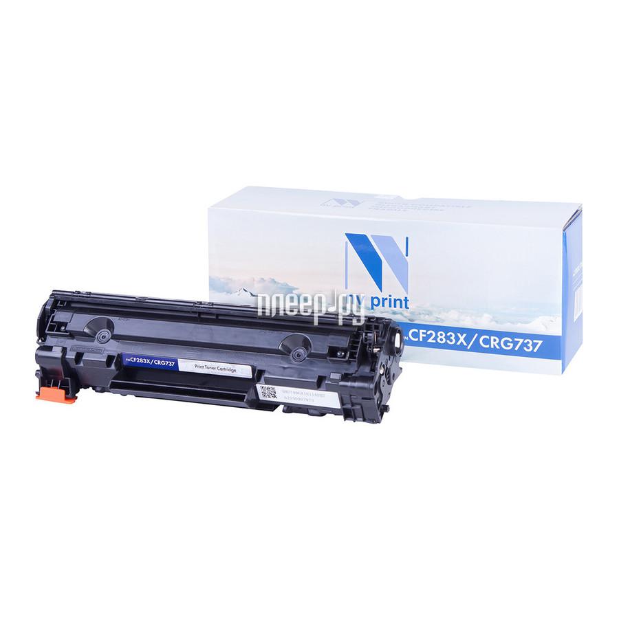 Картридж NV Print CF283X/737 (черный) для HP LJ Pro M201/225, Canon MF211/212/217/226
