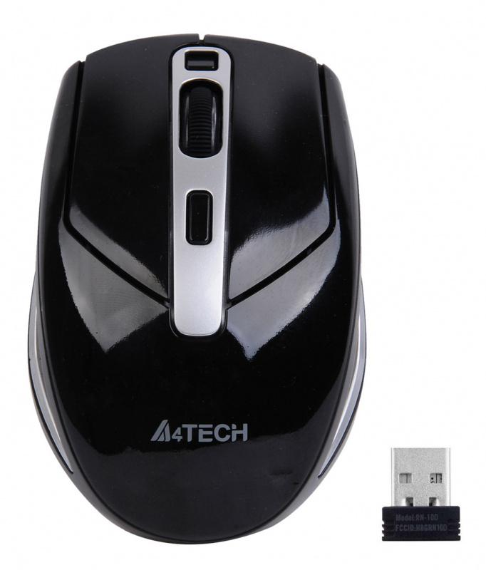 Mouse Wireless A4 Tech G11-590FX-1 Black-Silver