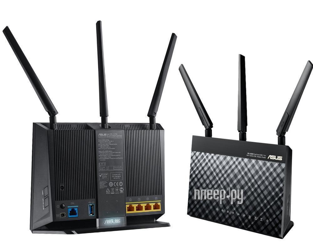 ADSL2/2+ Router ASUS DSL-AC68U 90IG00C3-MN3G00 RTL