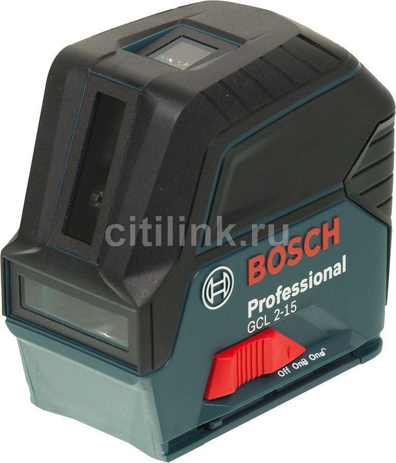 Нивелир Bosch GCL 2-15 Professional 0601066E00 лазерный (15м, 3xAA, IP54) + чехол + мишень + крепление (0.601.066.E00)