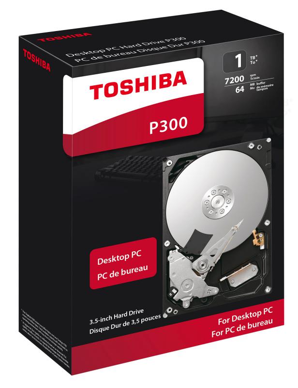 HDD 3.5" SATA-III Toshiba 1TB P300 (HDWD110EZSTA) 7200RPM 64Mb 6Gb/s