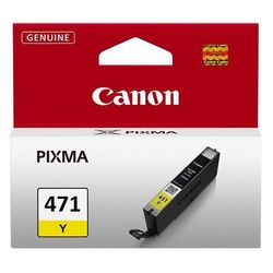 Картридж Canon CLI-471Y 0403C001 (желтый) для PIXMA MG5740/6840/7740