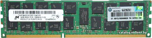 DDR4 ECC 16GB PC-17000 2133MHz HP (726719-B21) ECC CL15 1.2V RTL