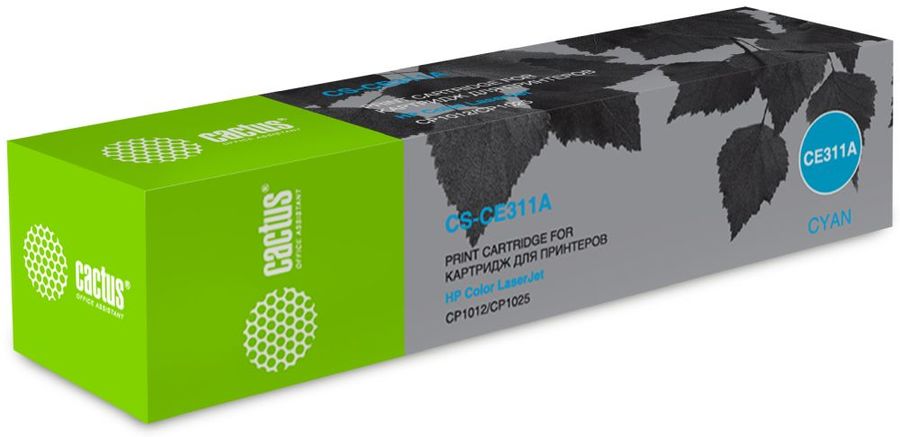 Картридж Cactus CS-CE311A Cyan для HP Color LJ CP1012/CP1025