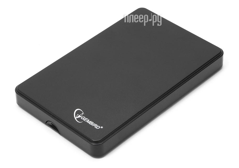 External case for HDD 2,5" Gembird EE2-U2S-40P Black (2.5", SATA, USB2.0) RTL