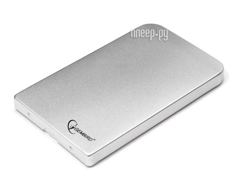External case for HDD 2,5" Gembird EE2-U2S-41-S Silver (2.5", SATA, USB2.0) RTL