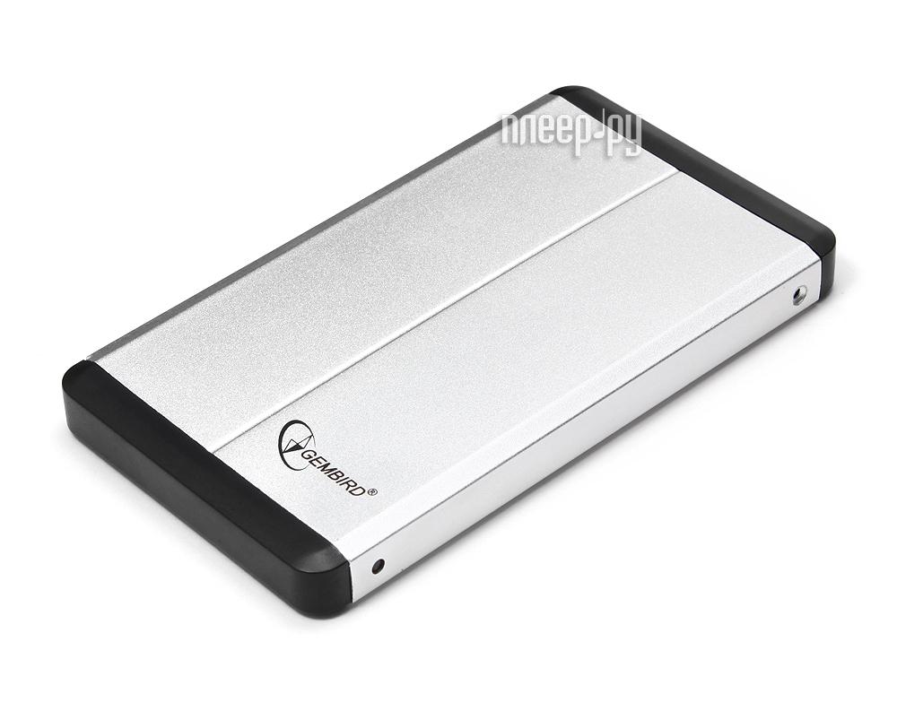 External case for HDD 2,5" Gembird EE2-U3S-2-S Silver (2.5", SATA, USB3.0) RTL