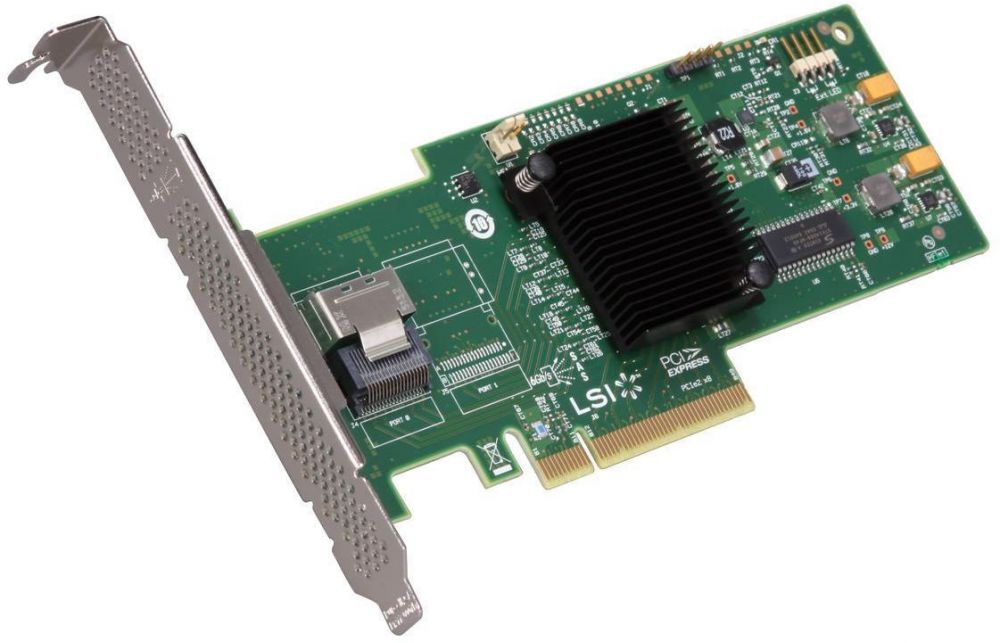 Контроллер PCI-E SAS/SATA LSI Logic MegaRAID SAS 9240-4i (RAID 0/1/5/10/JBOD LSI00199) RTL