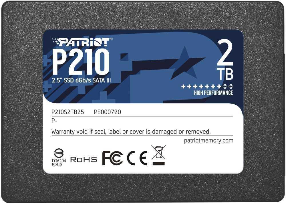 SSD 2,5" SATA-III Patriot 2Tb P210 (P210S2TB25)