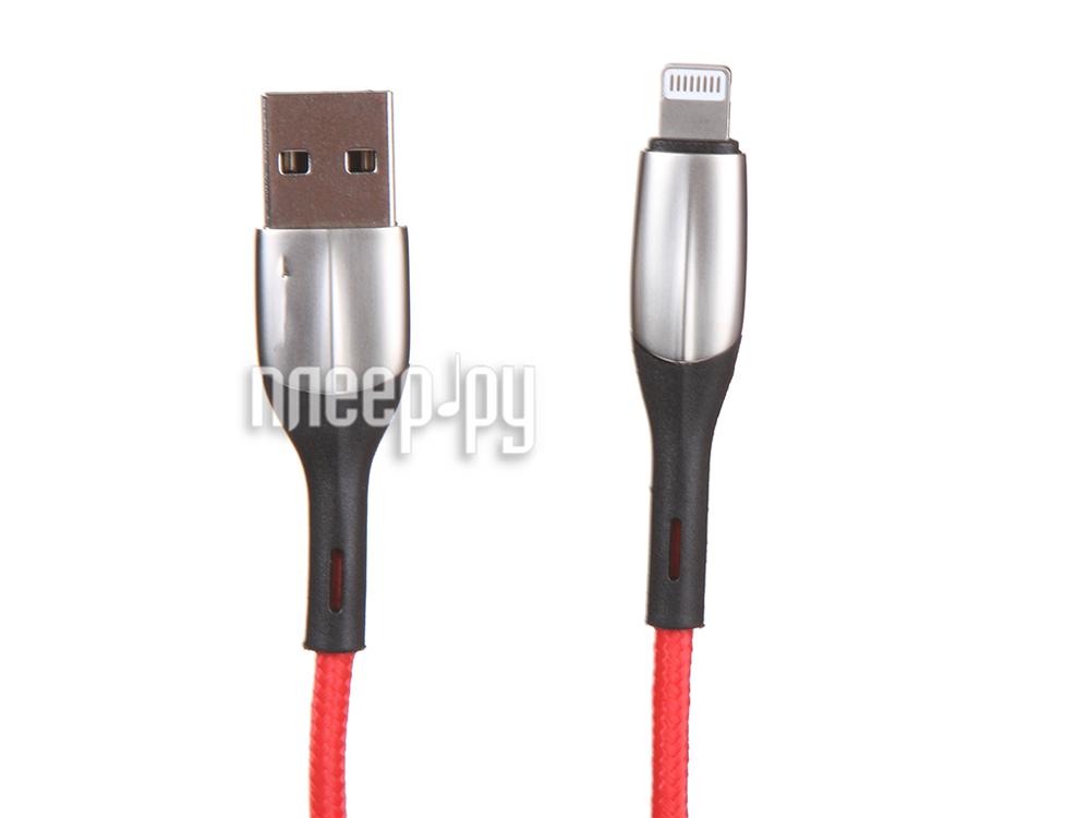 Кабель Baseus Horizontal USB - Lightning 2m Red CALSP-C09