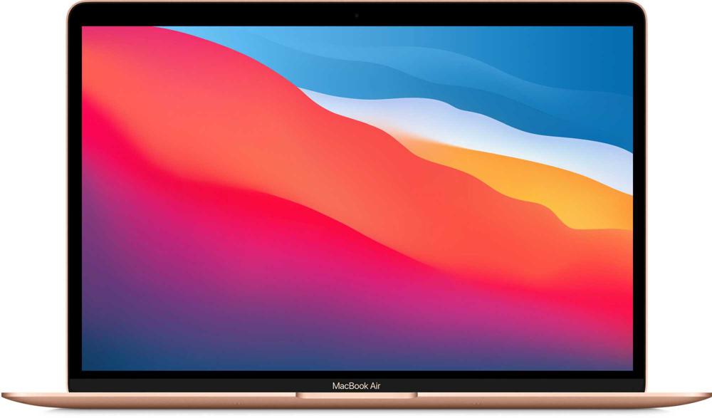 Ноутбук Apple MacBook Air 13 (2020) Gold Apple M1/8192Mb/256Gb SSD/Wi-Fi/Bluetooth/Cam/13.3/2560x1600/Mac OS MGND3RU/A