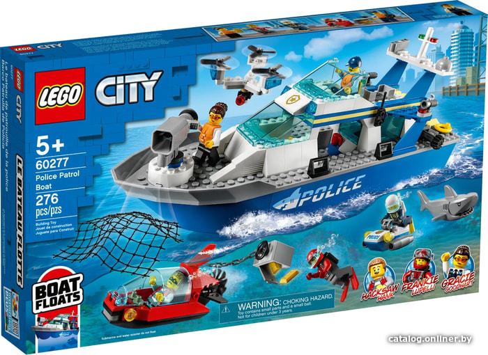 Конструктор Lego City Police Катер полицейского патруля 60277