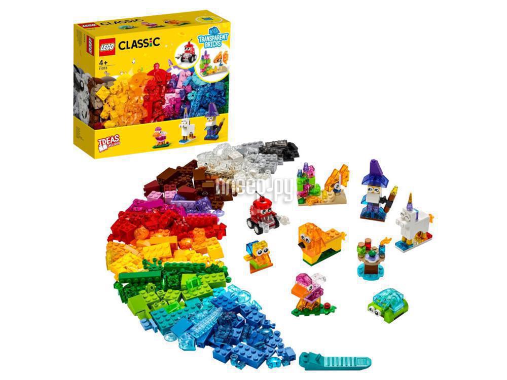 Конструктор Lego Classic Прозрачные кубики 11013