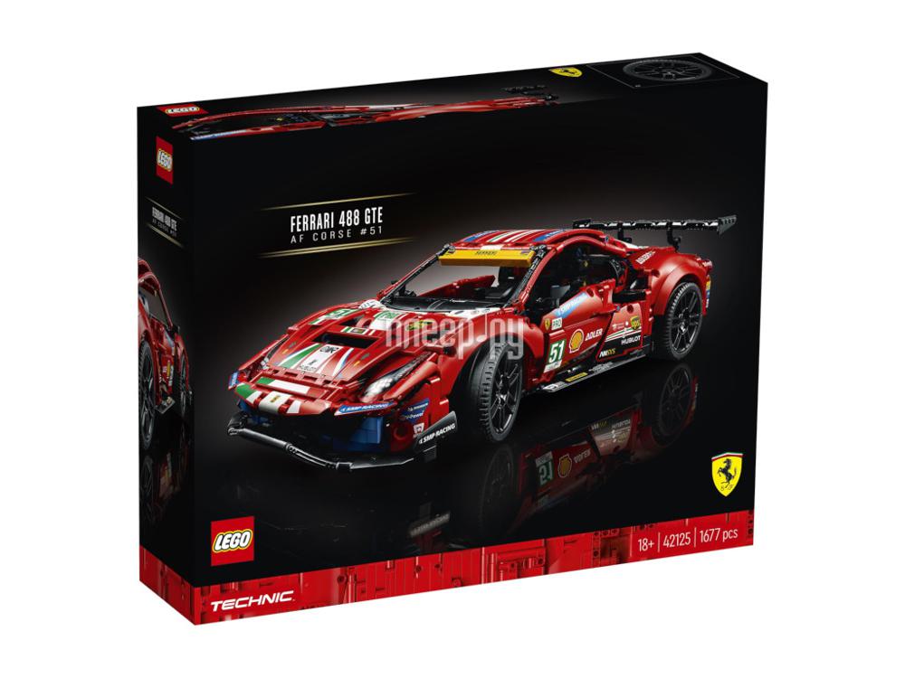 Конструктор Lego Technic Ferrari 488 GTE AF Corse 51 42125