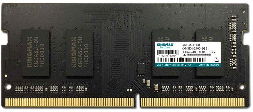 SO-DIMM DDR4 8GB PC-19200 2400MHz Kingmax (KM-SD4-2400-8GS)