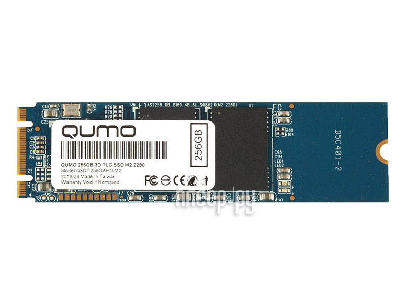 SSD M.2 Qumo 256Gb Novation 3D (Q3DT-256GAEN-M2)