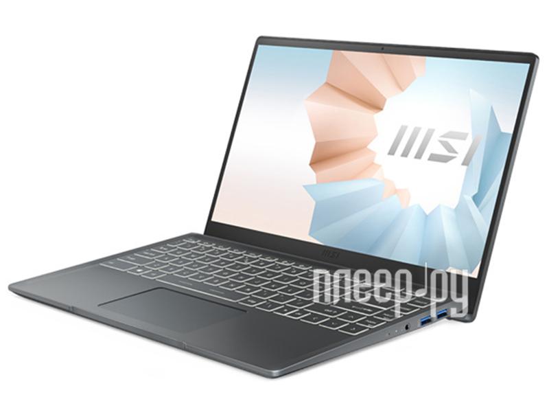 Ноутбук MSI Modern 14 B11MO-063RU Intel Core i5-1135G7 2.8Ghz/8192Mb/512Gb SSD/Intel Iris Xe Graphics/Wi-Fi/Bluetooth/Cam/14.0/1920x1080/Windows 10 Home 64-bit 9S7-14D314-063