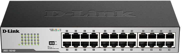Switch Gigabit D-Link 24-port DGS-1024D/I1A RTL
