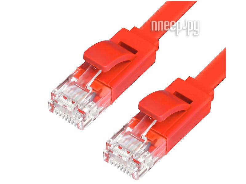 Кабель Greenconnect Prof UTP cat.6 RJ45 20.0m Red GCR-LNC624-20.0m