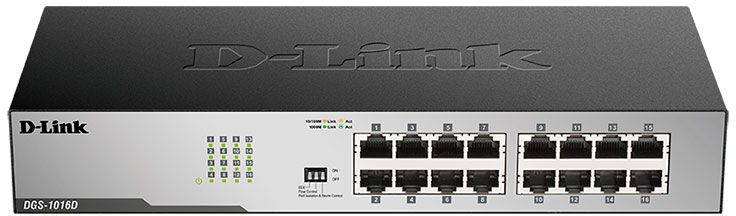 Switch Gigabit D-Link 16-port DGS-1016D/I1A
