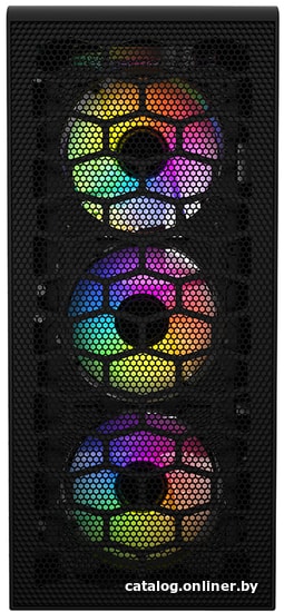 Корпус ATX Без БП Powercase Mistral Z4C Mesh LED Black (CMIZ4C-L4)