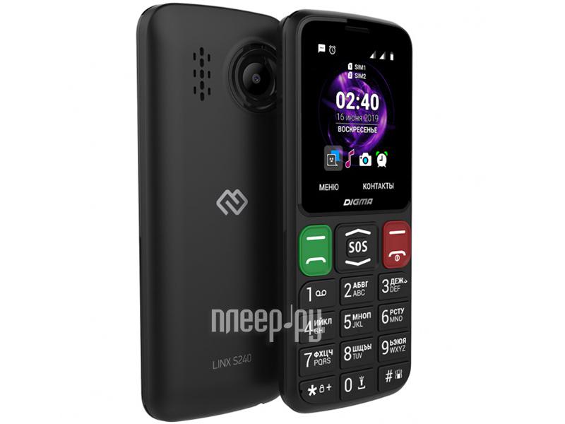 Мобильный телефон Digma Linx S240 Black LT2060PM