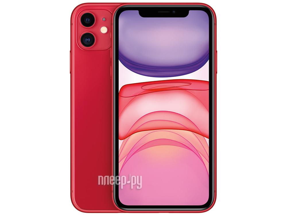 Смартфон Apple iPhone 11 - 128Gb Red новая комплектация MHDK3RU/A