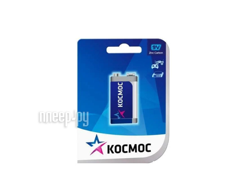 Батарейка КРОНА - Космос 6F22 KOC6F22 (1 штука)
