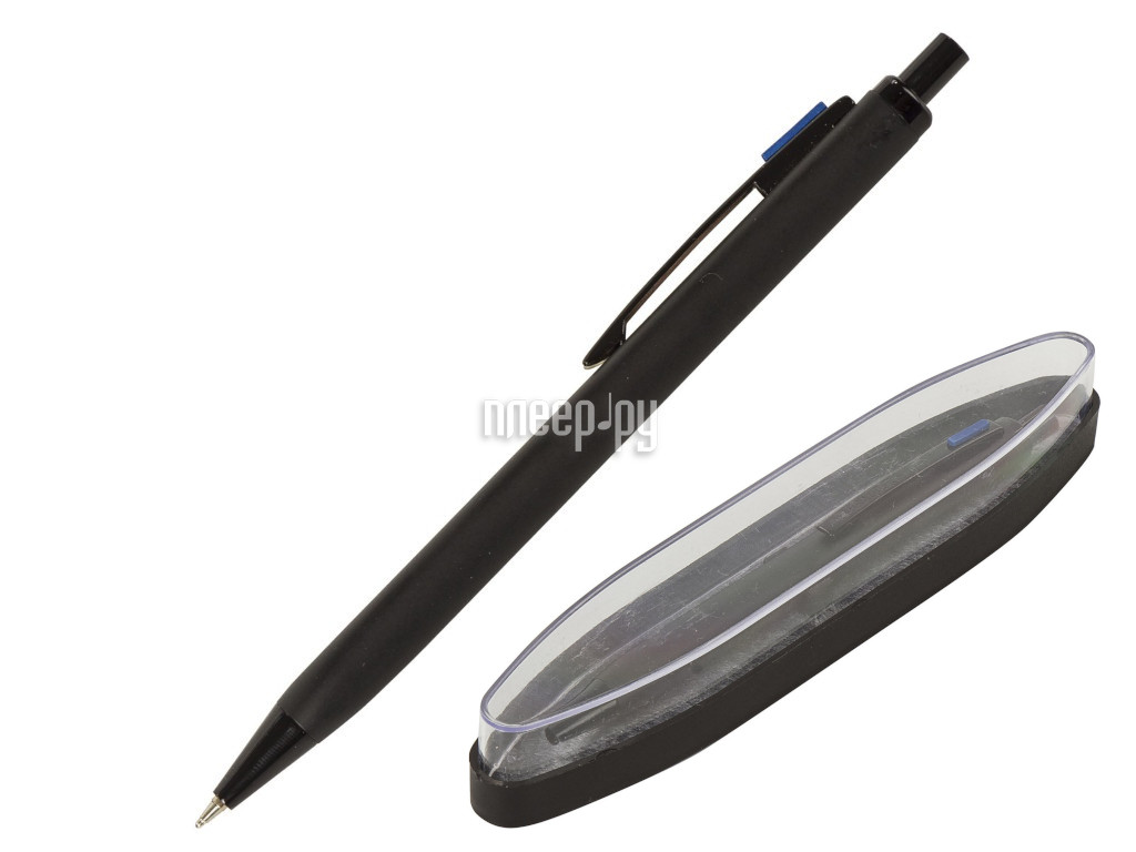 Ручка шариковая Brauberg Tono корпус Black, стержень Blue 143489