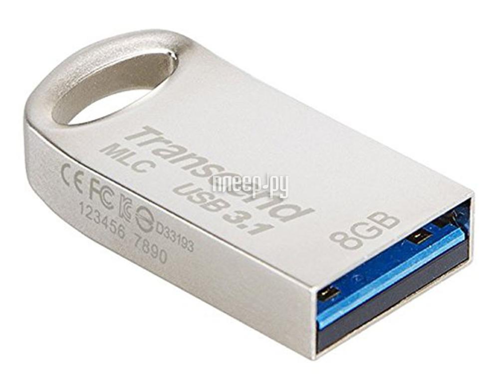 8 Gb USB3.1 Transcend JetFlash 720 (TS8GJF720S) Silver