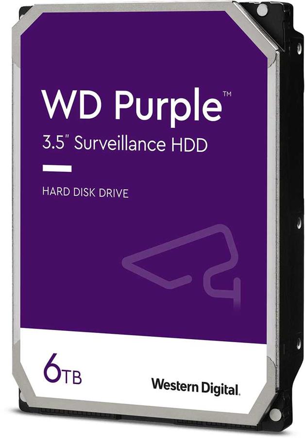 HDD 3.5" SATA-III WD 6TB Purple (WD62PURZ) 5400RPM 256Mb 6Gb/s