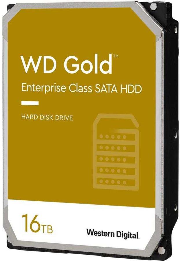 HDD 3.5" SATA-III WD 16TB Gold (WD161KRYZ) 7200RPM 512Mb 6Gb/s