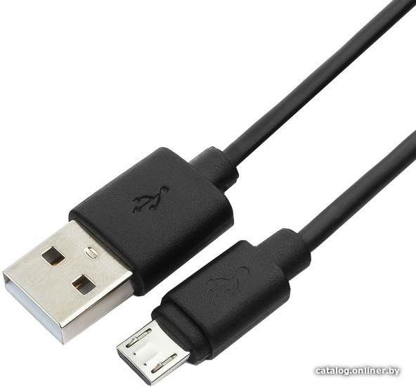 Кабель USB 2.0 Am-microB 0,3m Гарнизон (GCC-mUSB2-AMBM-0.3M)